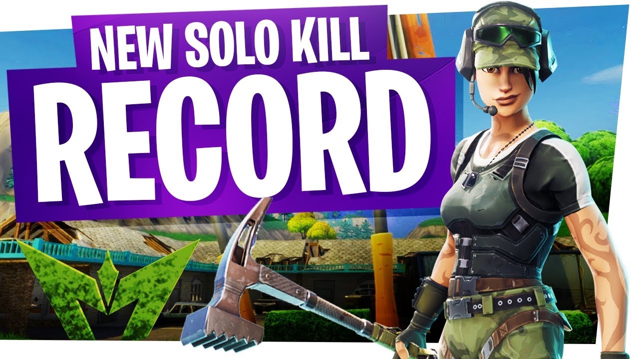 The Salty Springs Slayer! - Our New Solo Kill Record Game in Fortnite Battle Royale