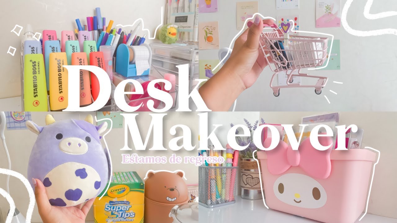 Desk Makeover + mini haul miniso 🌱✨