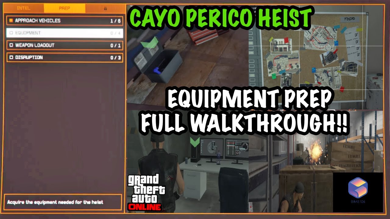 Cayo Perico Heist: Complete Equipment Prep Missions Guide & Walkthrough!!
