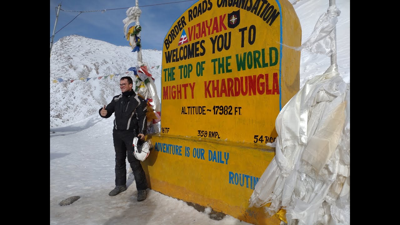 28 Days of Motorcycle Adventure in the Himalayas – Day 21 Hunder to Leh via Khardung La pass