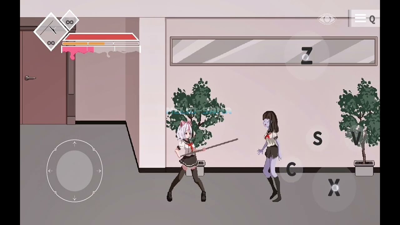 Escaping school as a zombie outbreak spreads [Game : Syahata's bad day] MELIO-SAMA GAMEPLAY
