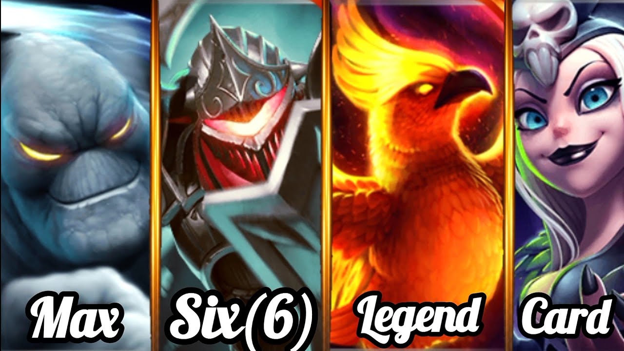Max 6 Mana Legendary Troops! Castle Crush