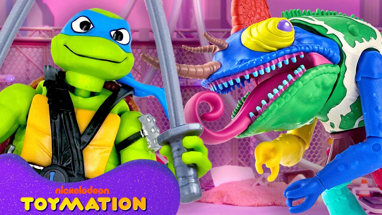 TMNT Toys Fight EACH OTHER, Enemies and More! ⚔️ | Toymation