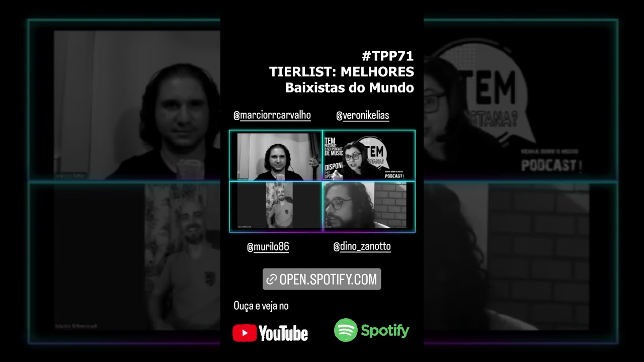 TPP | TIERLIST: MELHORES Baixistas do Mundo #71