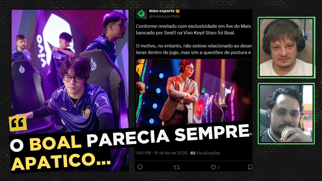 Boal é o JOGADOR que foi BANCADO na VKS! (informação exclusiva da LIVE)