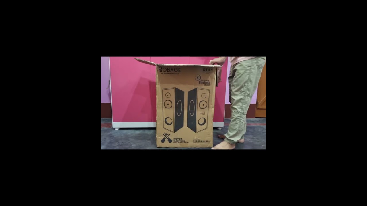 Obage dt 51 unboxing | Best sound system under 10000 | Best Dual tower sound system |