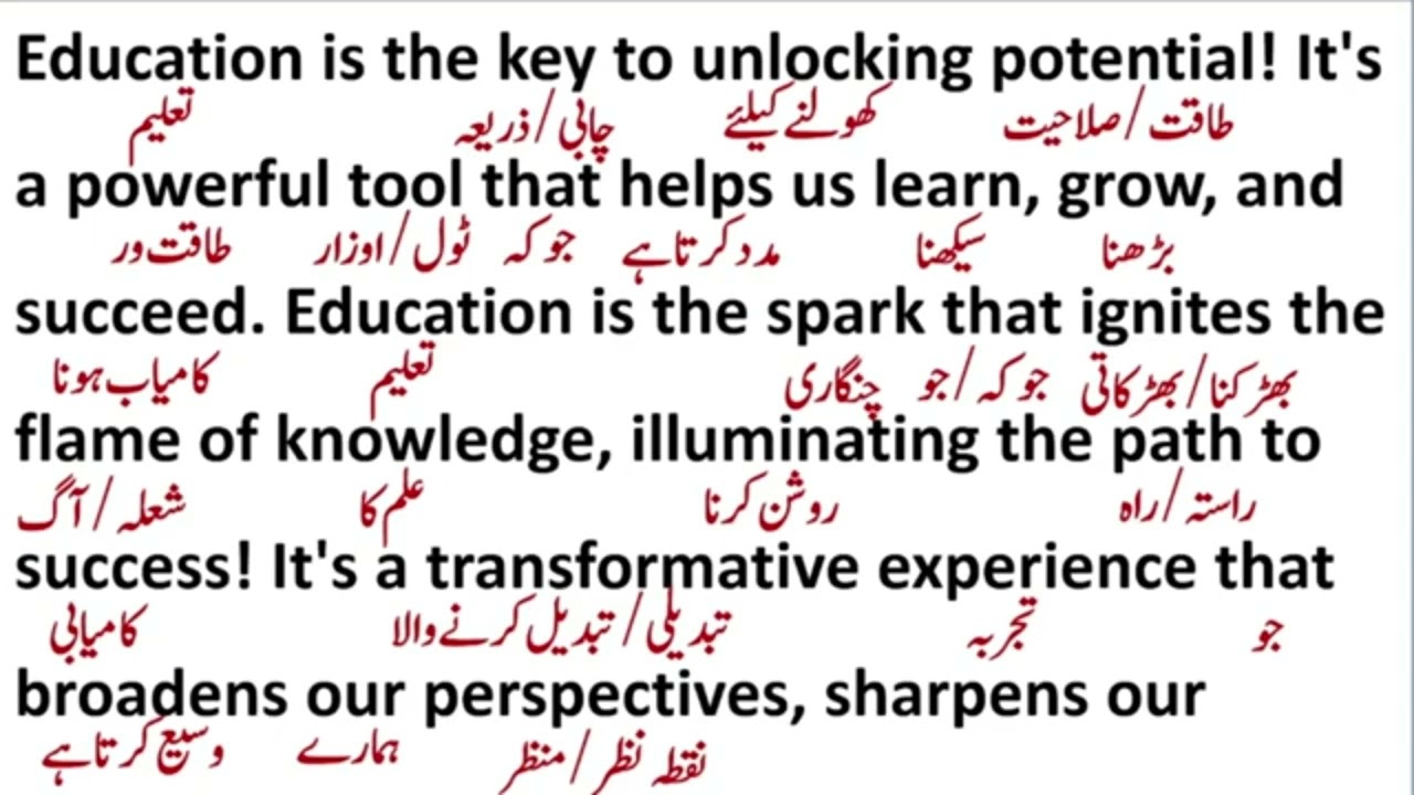 //Education//تعلیم//English translation||Vocabulary||words meaning||