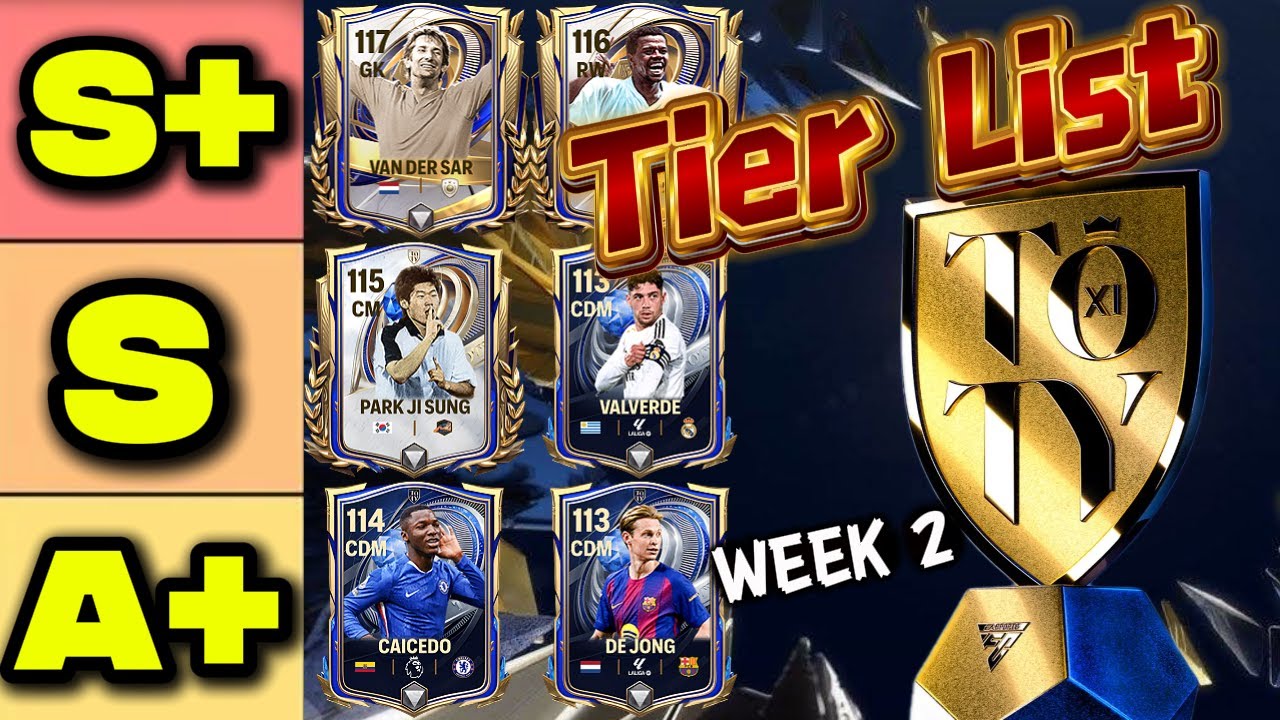 FCMobile:จัดอันดับนักเตะที่ดีที่สุดTier List TOTY Week2