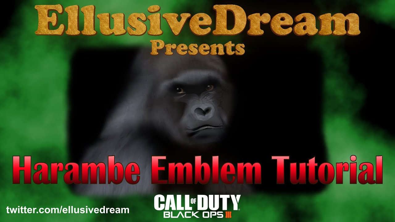 Harambe CoD Emblem Tutorial by EllusiveDream