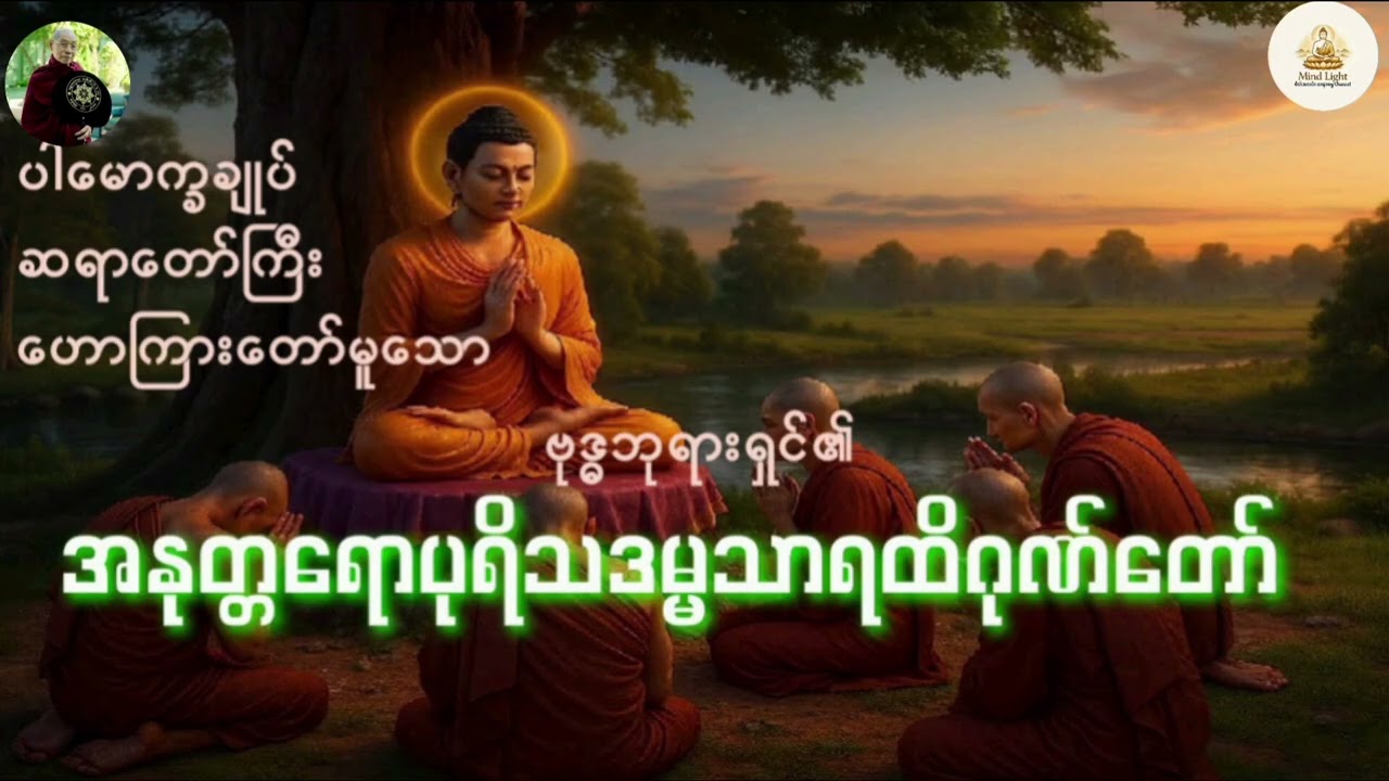 အနုတ္တရော ပုရိသဒမ္မသာရထိဂုဏ်‌တော်-ဓမ္မစိတ်အလင်း-ပါမောက္ခချုပ်ဆရာတော်
