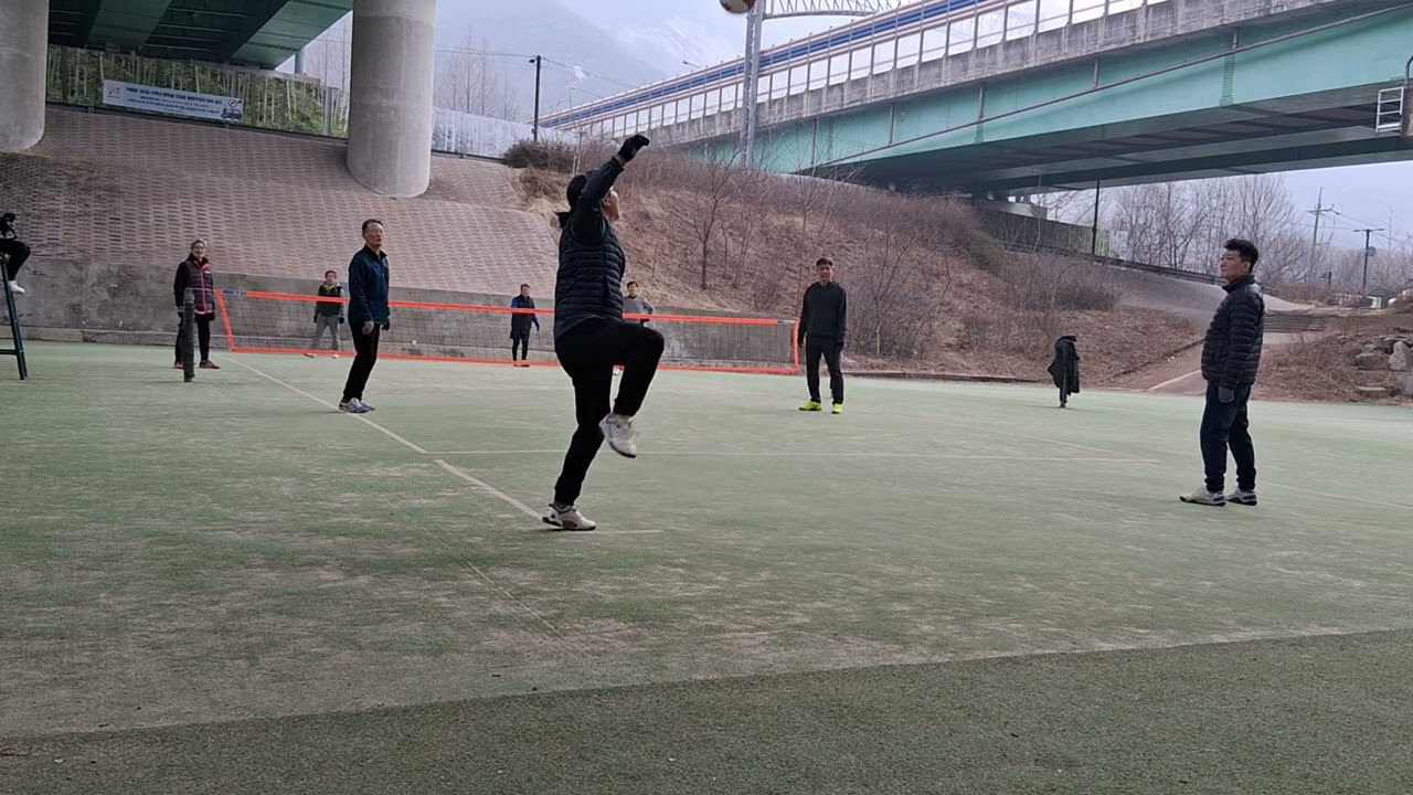 1게임~인천짱 대장태용,2게임 ~박창진 대박현곤 토요동네족구 26년2월14