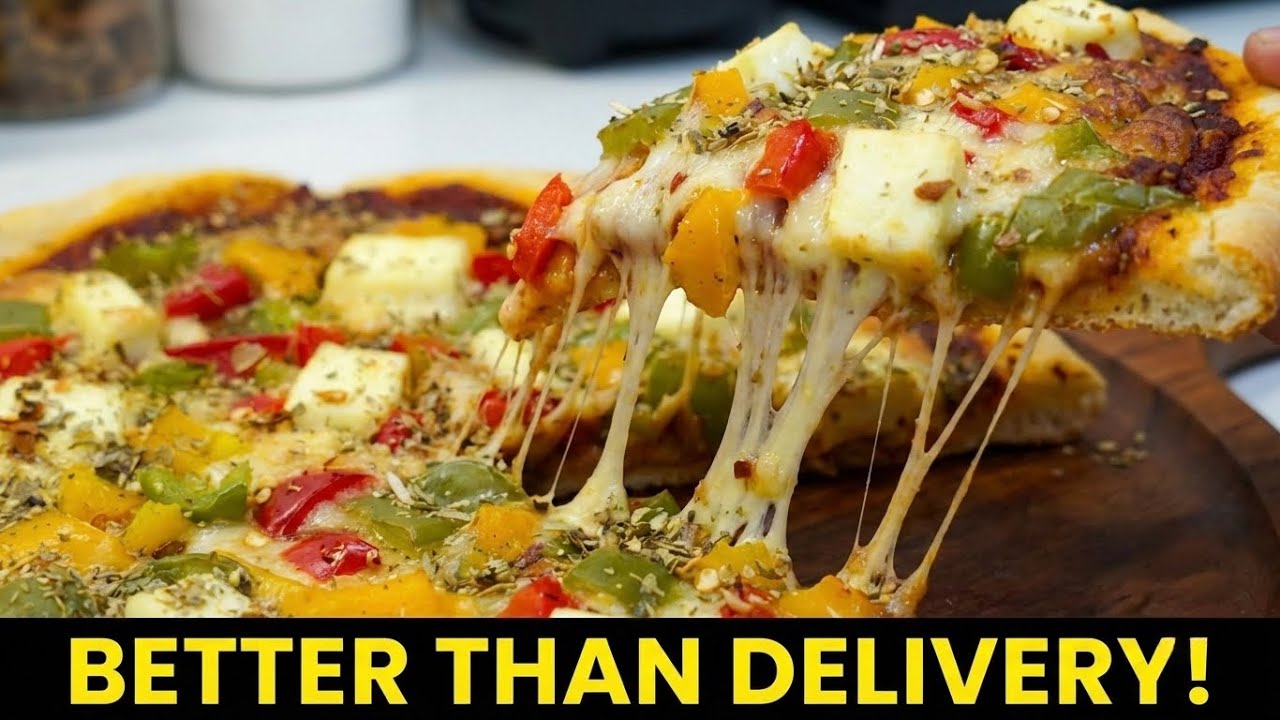 Tawa Pizza Recipe | How to make Paneer Pizza without Oven