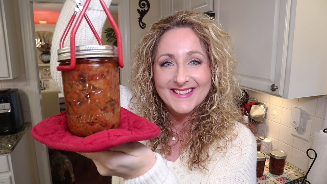 Canning Beef Chipotle Chili ~ Pressure Canning ~ Meal In A Jar