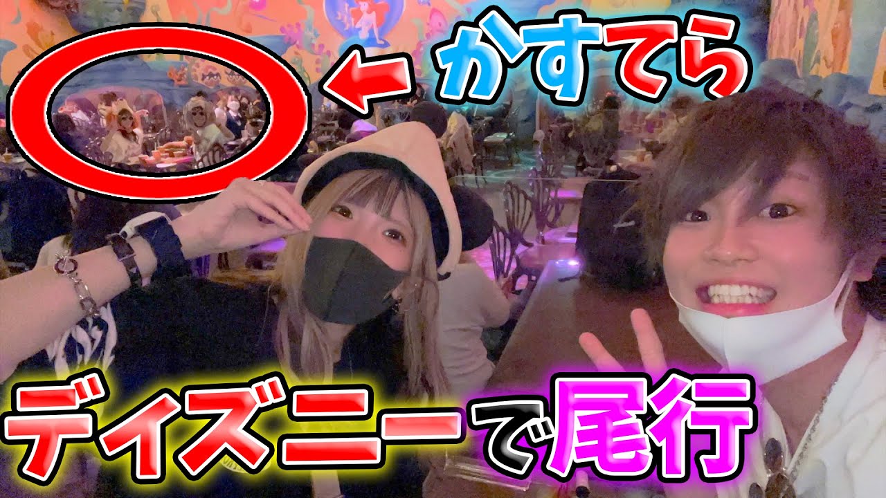 【ドキドキ】ディズニーなら1日中尾行してもバレない説www【青ラブ】