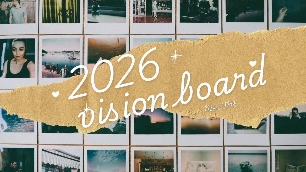 Making vision board / finally // Aligned and protected / #visionboard #2026 