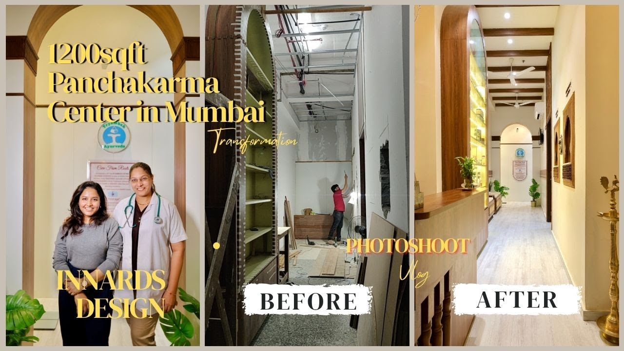Designing Mumbai’s 1200sqft Panchakarma Center | Big Project Reveal | INNARDS DESIGN