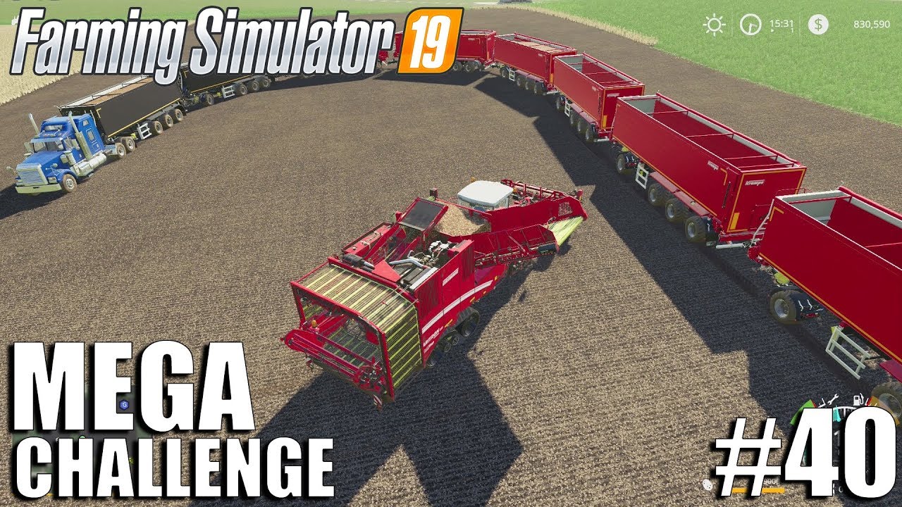 MEGA Equipment Challenge | Timelapse #40 | Farming Simulator 19