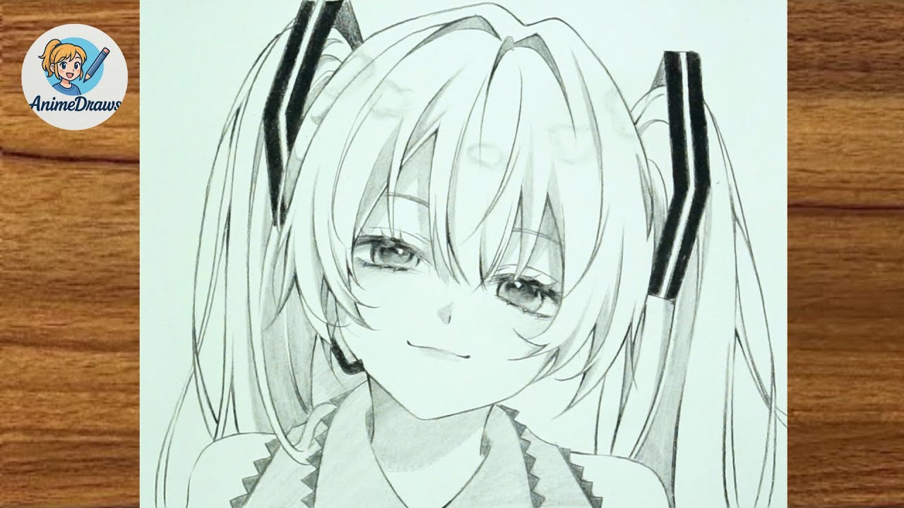 Mastering Hatsune Miku Drawings with EASY Techniques | anime drawing tutorial | AnimeDraws