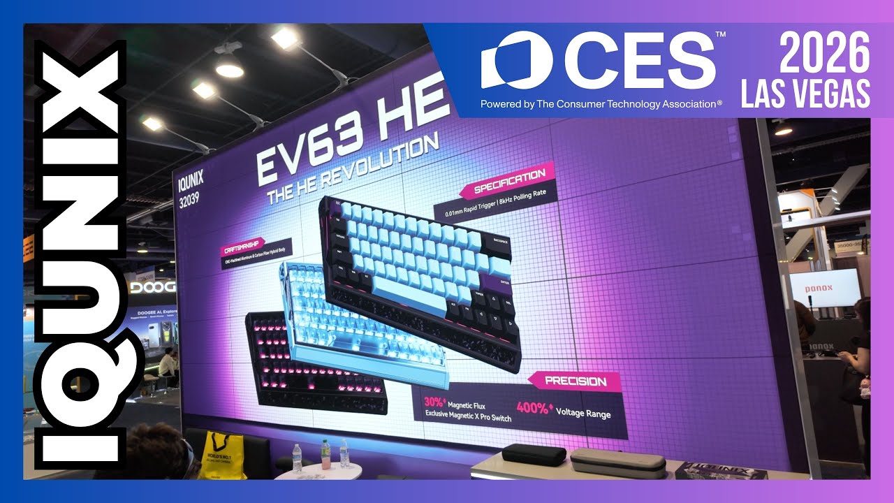 Iqunix Keyboards @ CES 2026 | Booth Tour