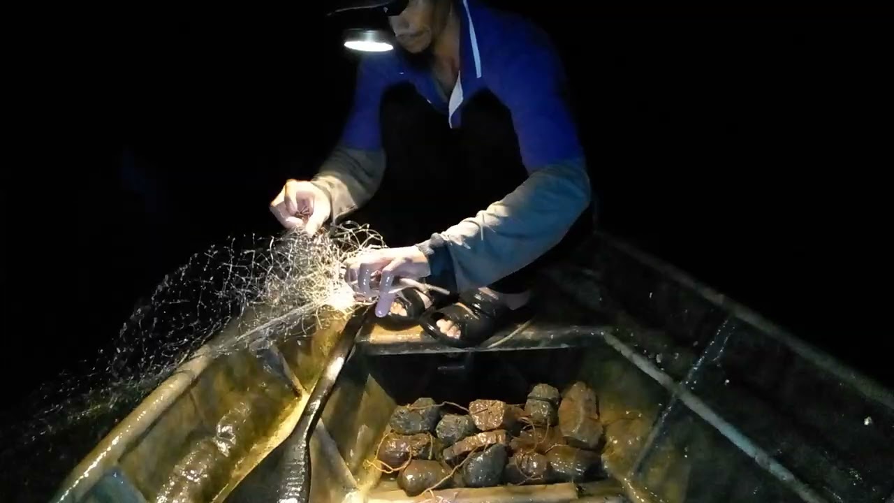 Ada rezeki menjaring banyak dapat ikan🐟🐟🐟