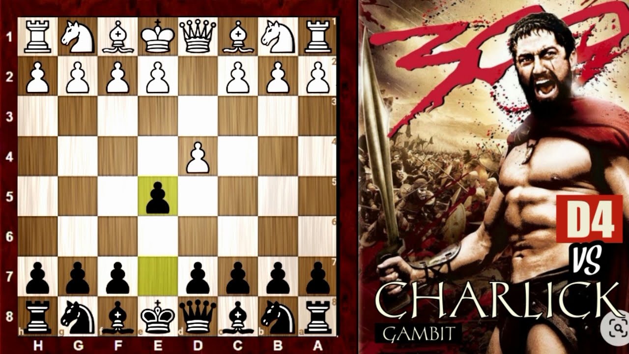MELAWAN PEMBUKAAN CATUR D4 | CHARLICK GAMBIT