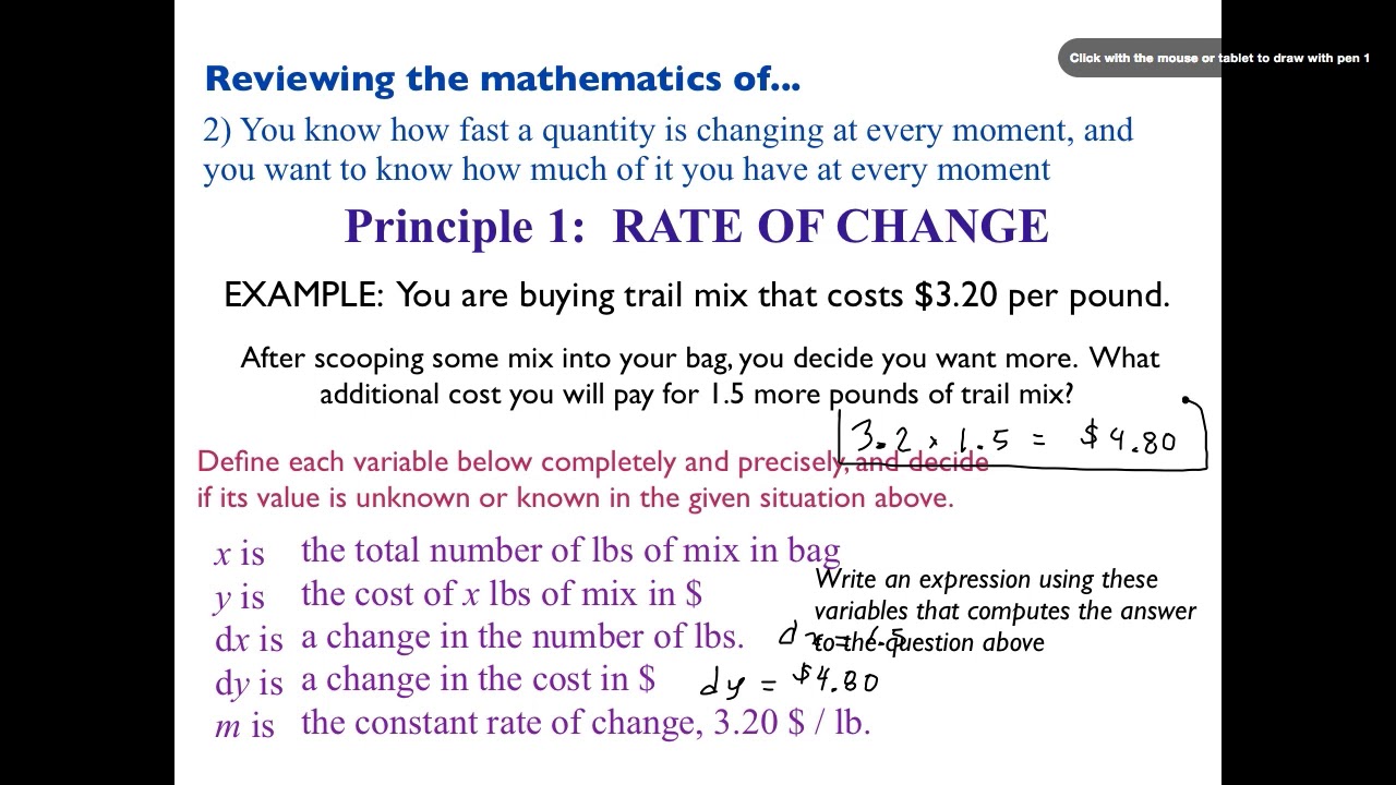 MAT 271 Mon Jan 7:  Intro to Rate & Net Accumulation