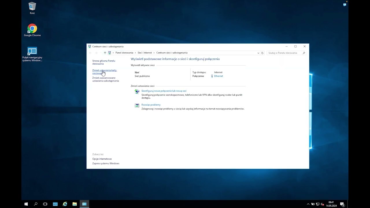 Jak ustawić automatycznie przydzielany adres servera DNS w Windows server 2016