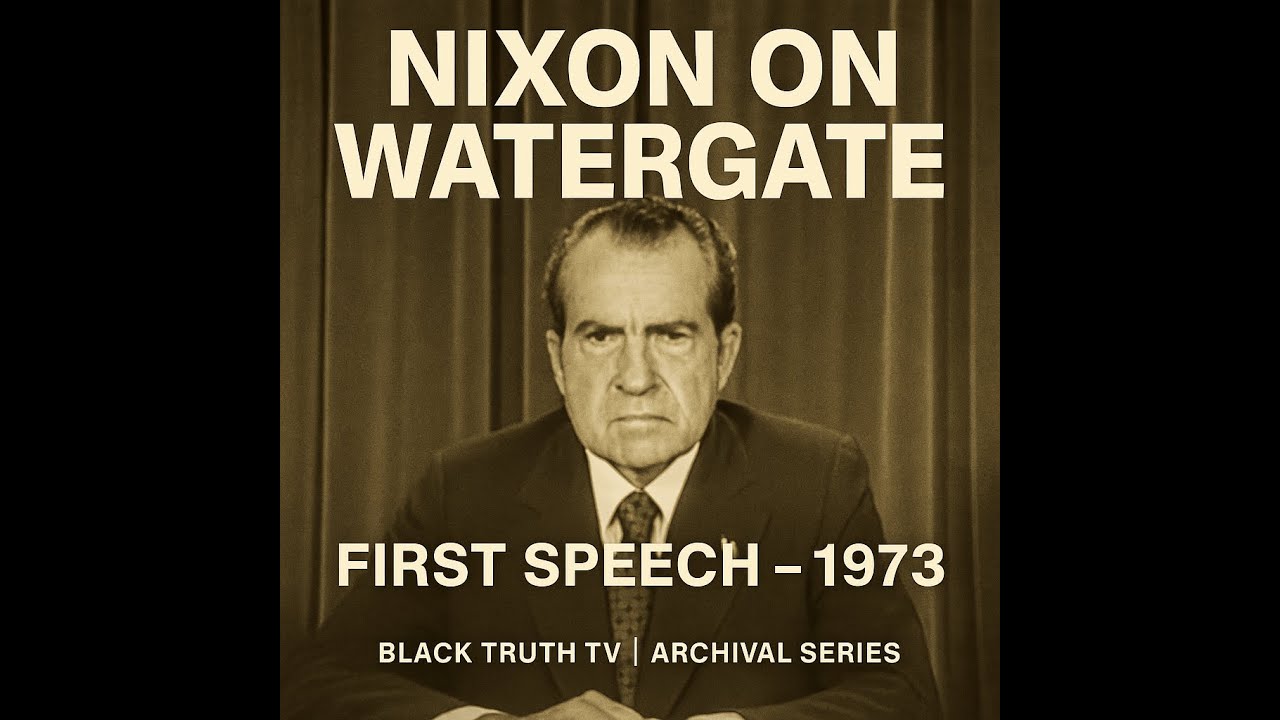 Nixon&rsquo;s First Watergate Speech (1973) | Vintage Presidential Address