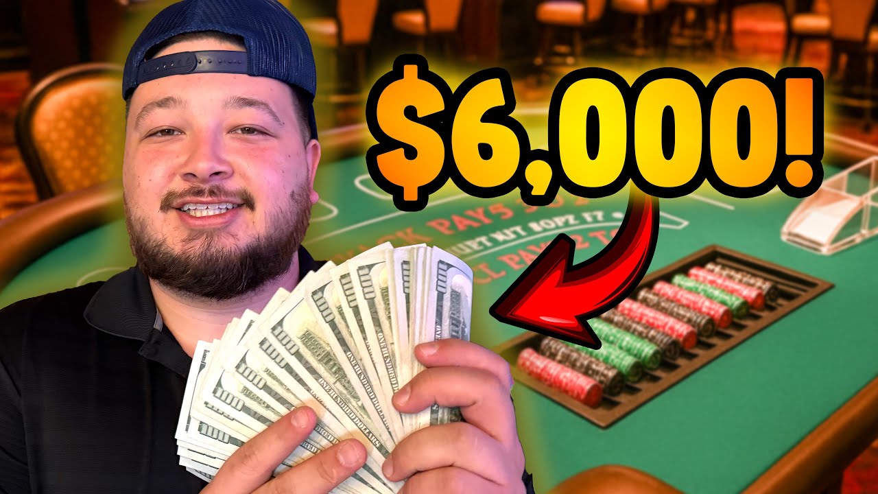 I Brought $6,000 To A Blackjack Table and THIS Happened!