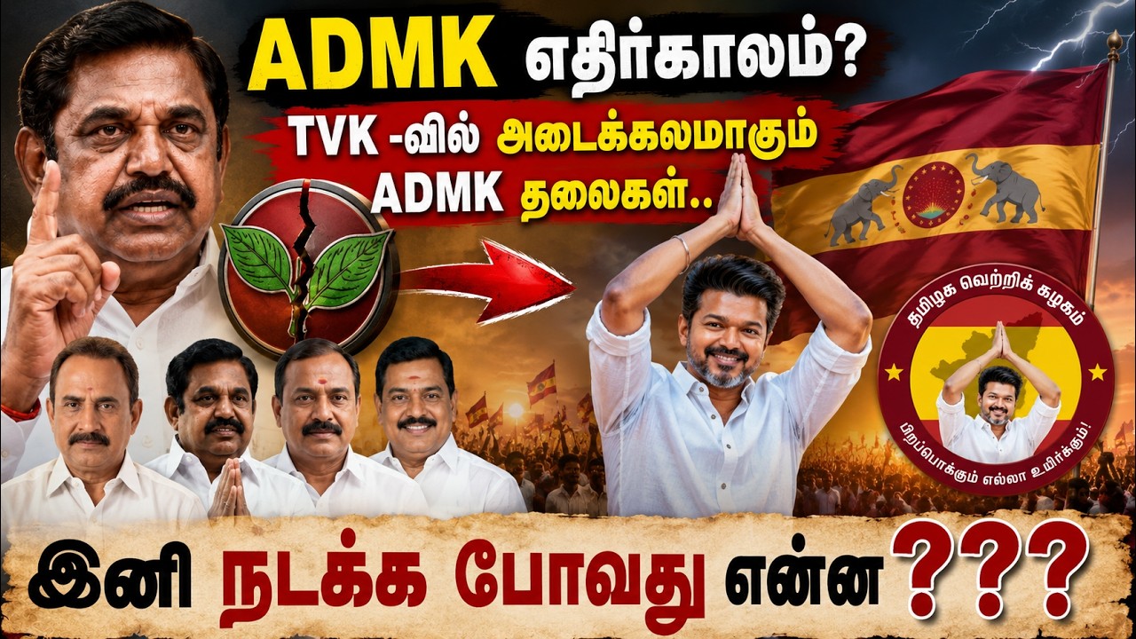ADMK எதிர்காலம்? TVK -வில் அடைக்கலமாகும் ADMK தலைகள்.. | ADMK Former Ministers Join TVK