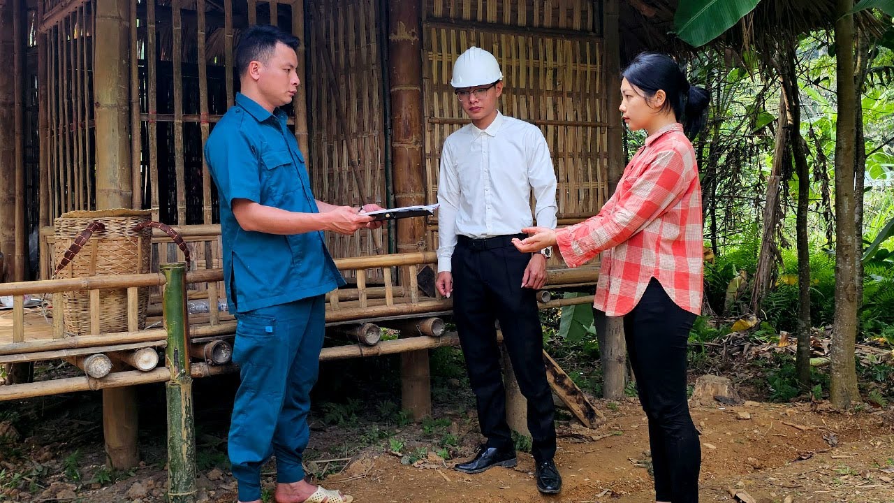 A poor, single girl and a kind engineer build a farm. The police unexpectedly arrive