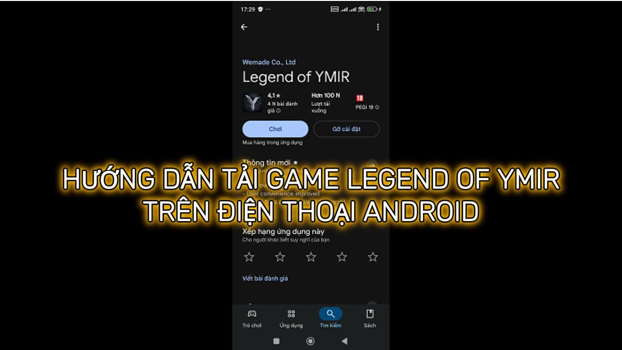 HƯỚNG DẪN TẢI GAME LEGEND OF YMIR TRÊN ĐIỆN THOẠI ANDROID #legendofymir