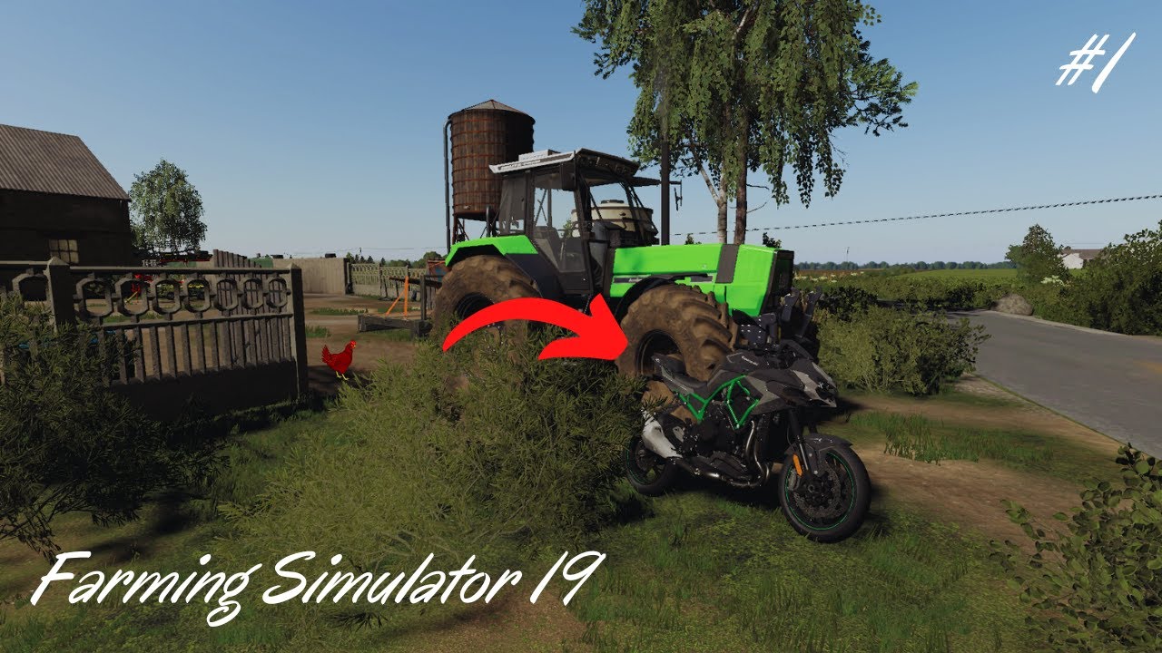 Kawasaki!🏍 - Zdziechów - Farming Simulator 19 - Timelapse #1