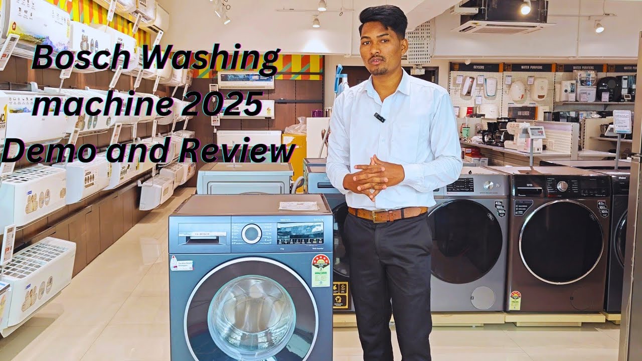 Bosch washing machine demo and Review Hindi/English Best Washing machine 2025 only.2499* 