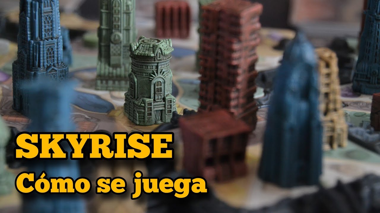 SKYRISE - Cómo se juega - Juego de mesa de mayorías y pujas