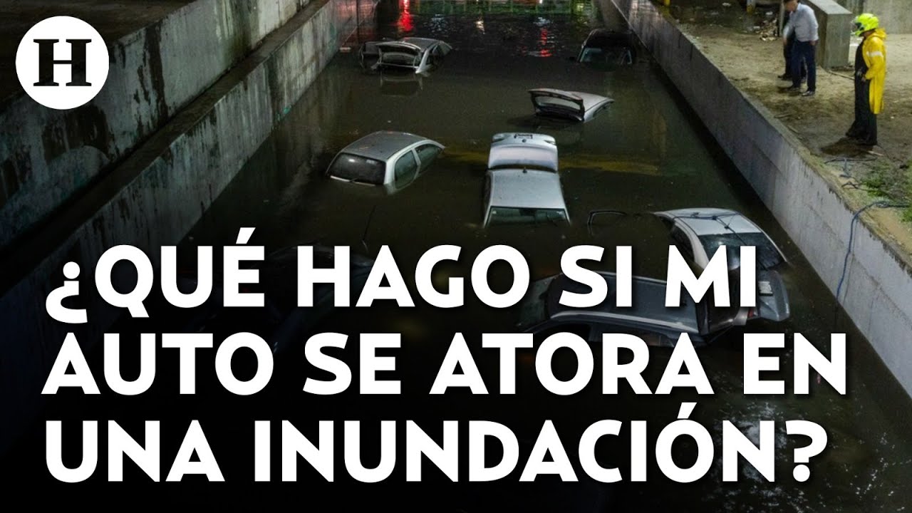Inundaciones en CDMX: ¿Qué hacer si mi auto se queda varado en una inundación, el seguro lo cubre?