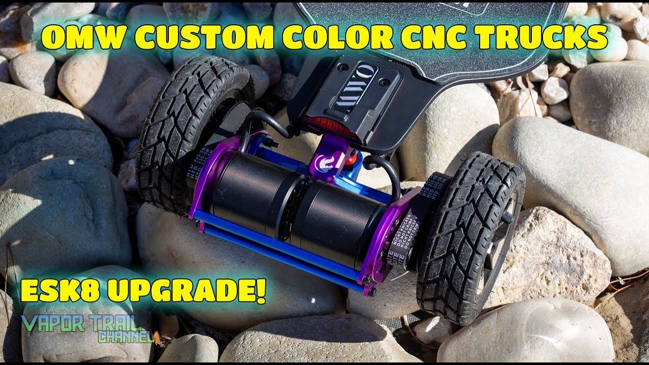 OMW CNC Custom Color TKP Trucks - NEW And Awesome!