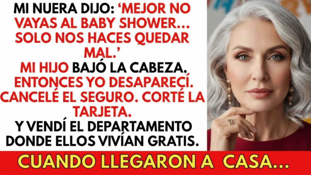 Mi Nuera Me Prohibió Ir al Baby Shower por Ser 