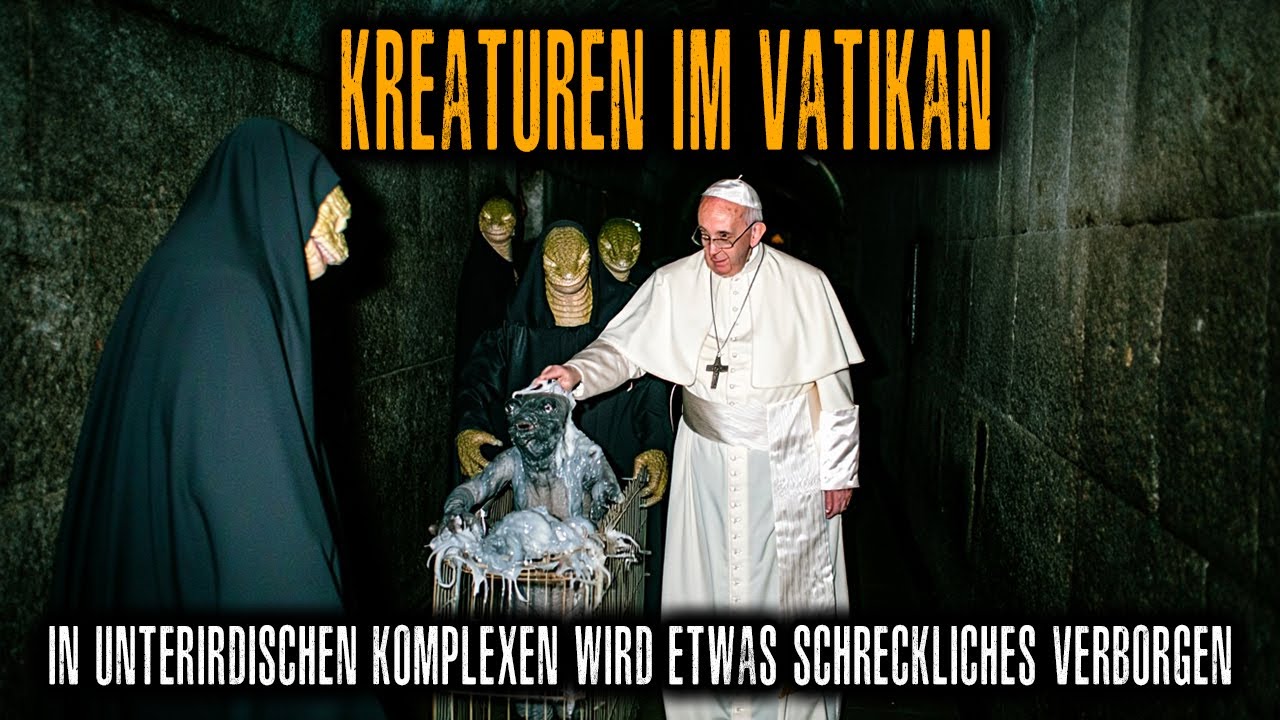 Geheime Missionen im Vatikan &mdash; IN UNTERIRDISCHEN KOMPLEXEN WERDEN KREATUREN VERBORGEN!