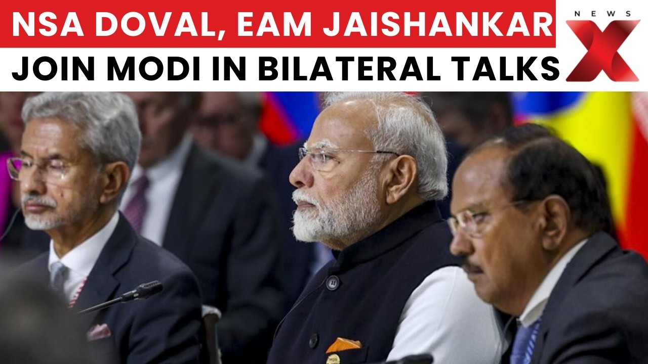 Modi-Netanyahu Talks: NSA Doval, EAM Jaishankar, Misri Join Israel Meet | Latest News | NewsX