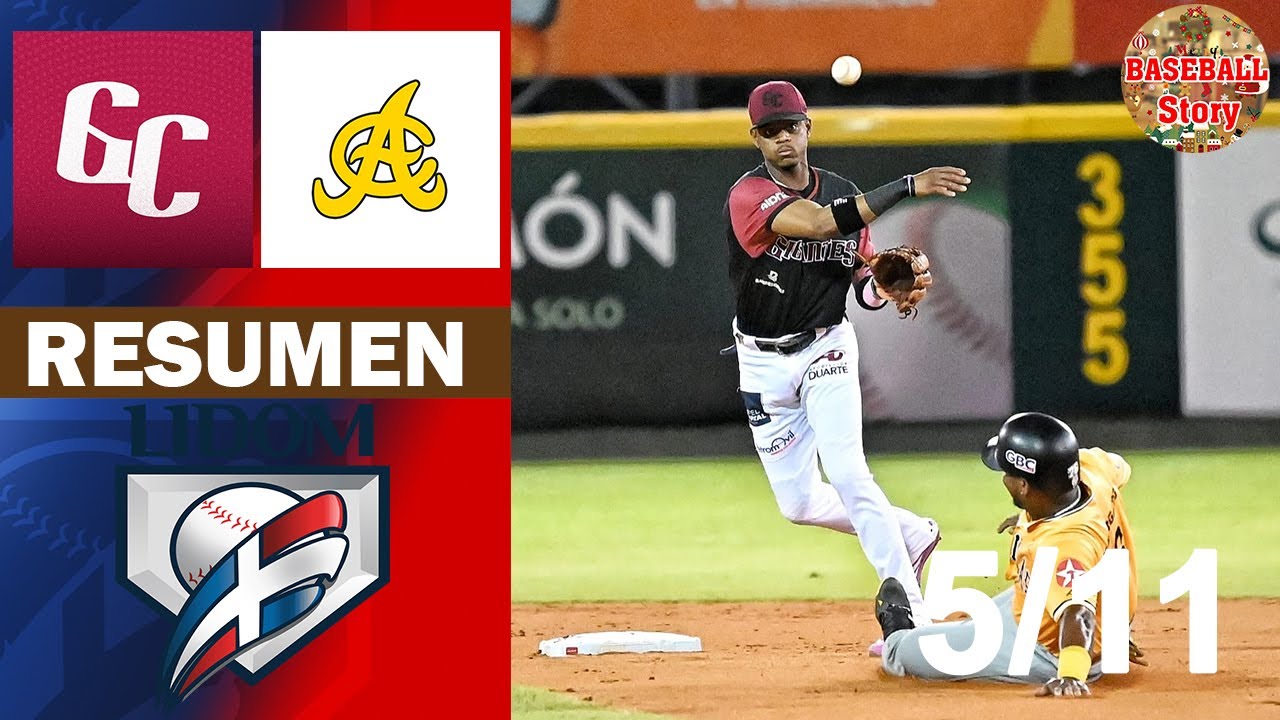 Resumen: Águilas Cibaeñas Vs. Gigantes del Cibao Serie Regular 5/11/2025