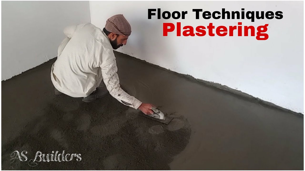 How To Do Floor Plaster - Floor Tiles - Floor Plastering - Amazing Techniques Of Flooring