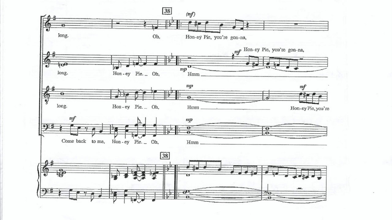 Honey Pie - SATB