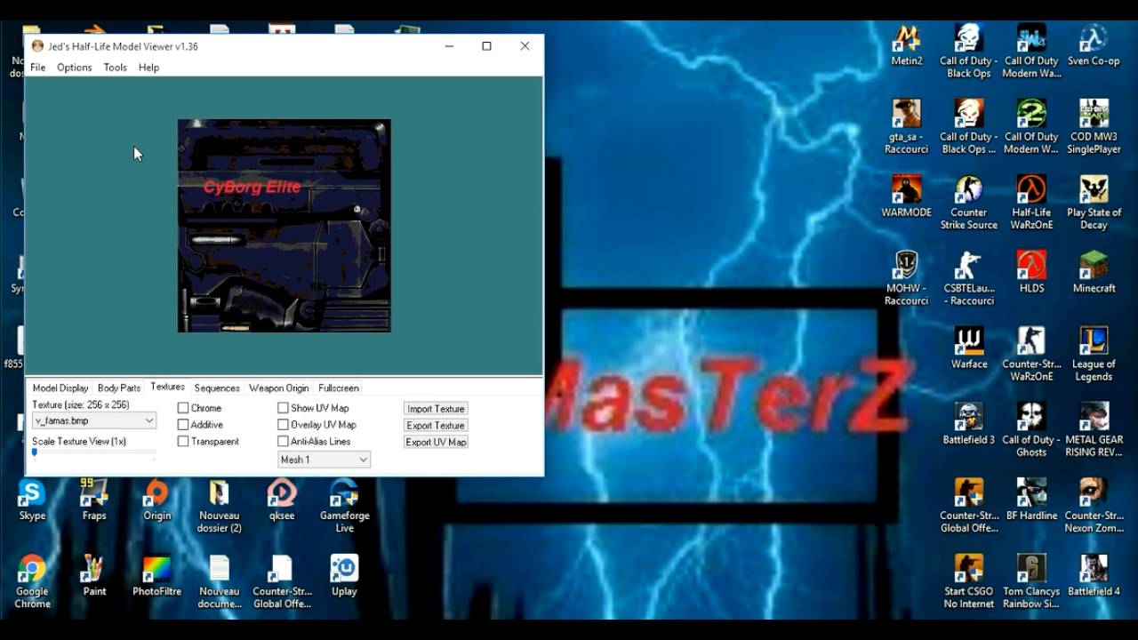 How To Make Your Own Gun Skin Model In Counter-Strike 1.6