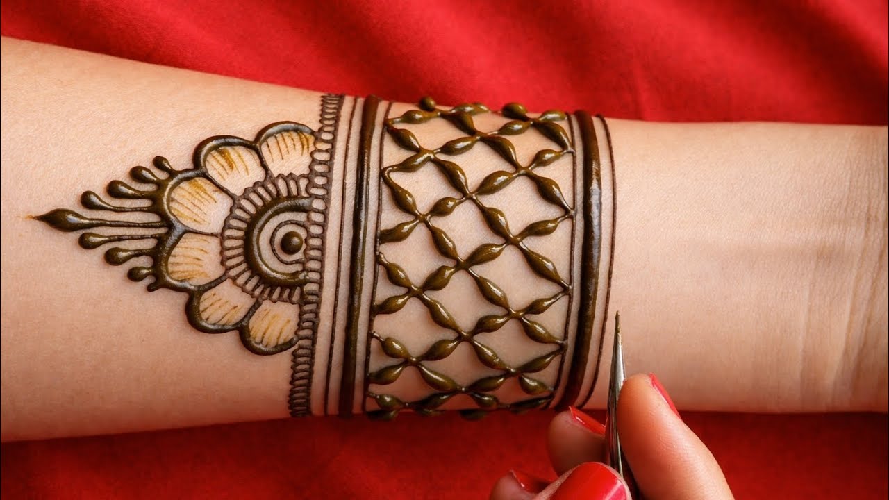 Very beautiful stylish mehndi design | Back hand mehndi design | Easy mehndi design | Mehndi design