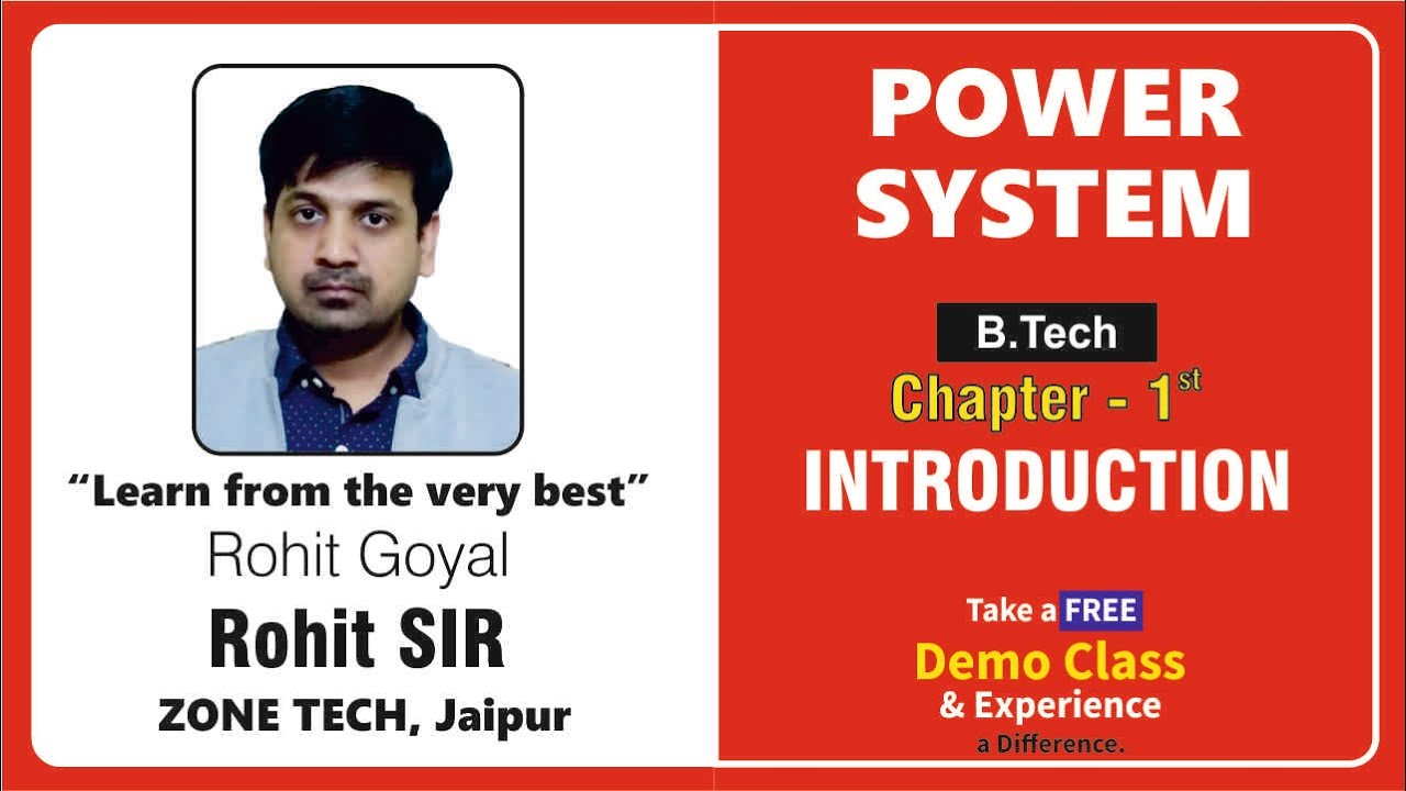 Chapter-1 : Power System : Introduction | Electrical Engineering By Rohit sir