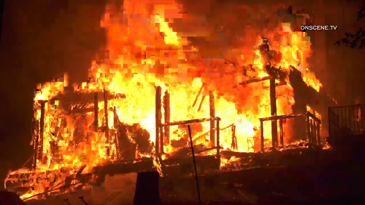 Structures Burn as Creek Fire grows to 45,500 Acres