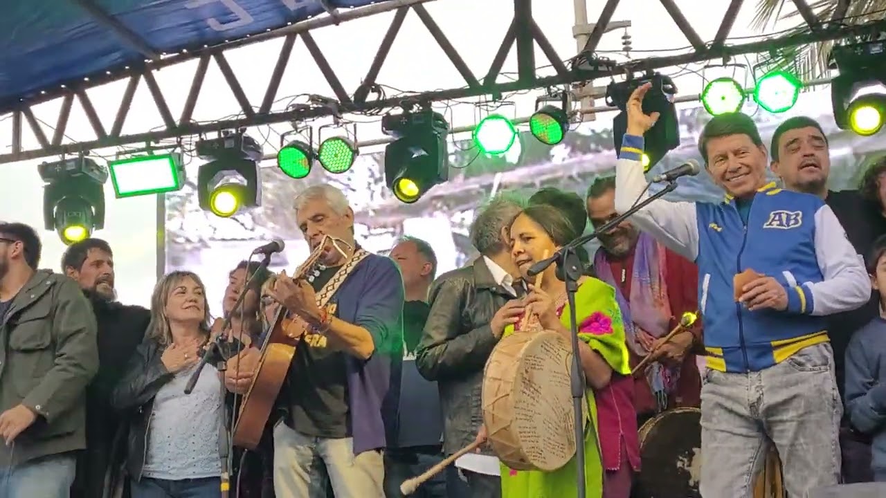 La familia Carabajal a pleno en la Fiesta de la Abuela