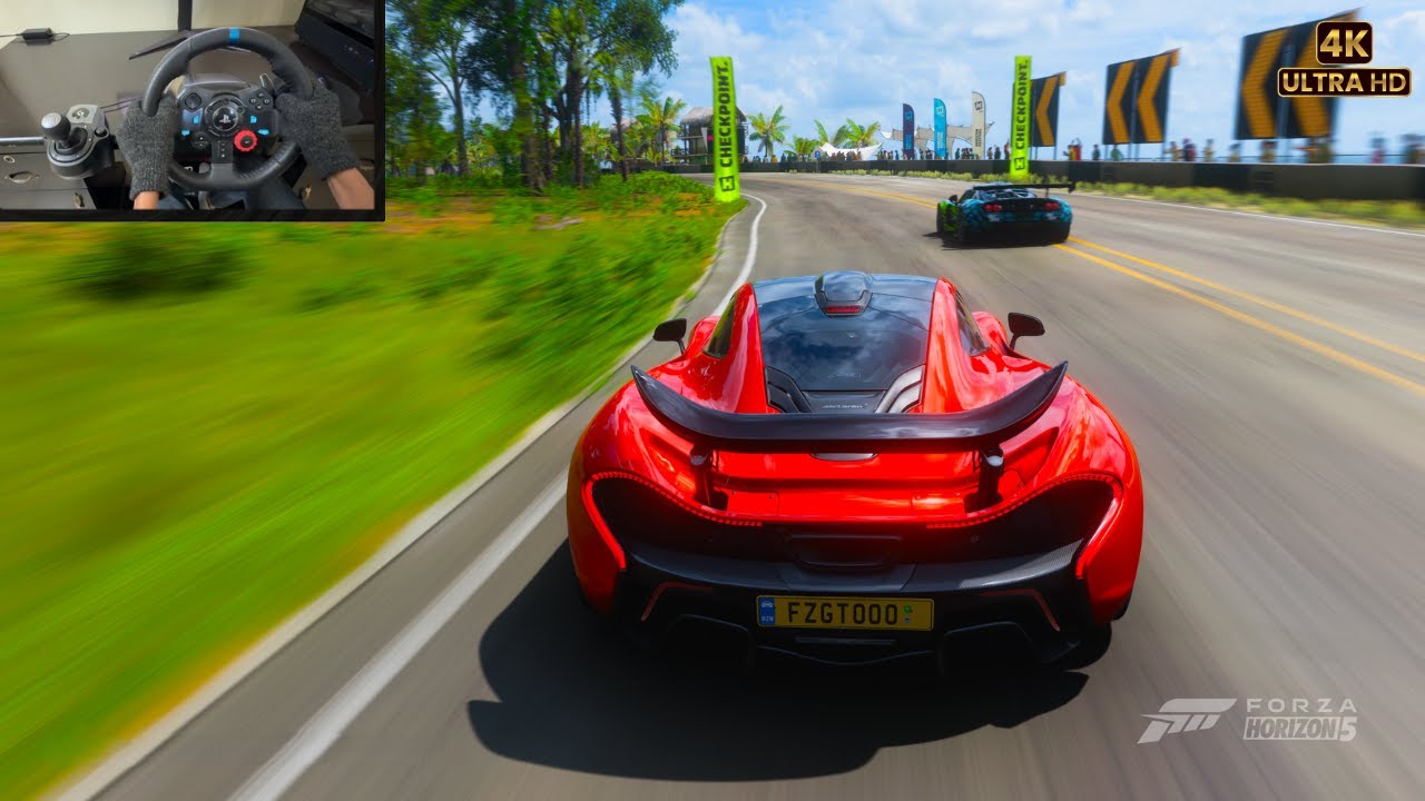 1113HP McLaren P1 vs Hypercars Racing | Forza Horizon 5 | G29 Steering Wheel Gameplay