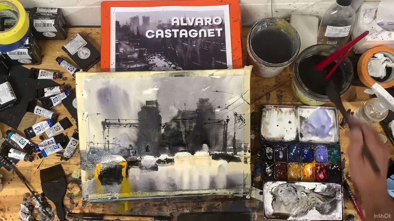 How to Paint Watercolours | Harbour Bridge Crossing
